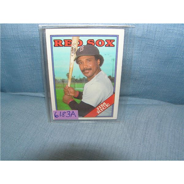 Jim Rice all star baseball cardall star baseball card