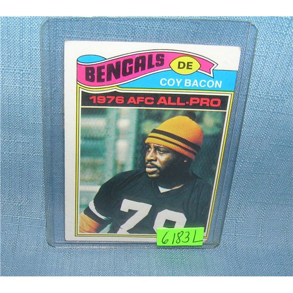 Early Coy Bacon baseball card