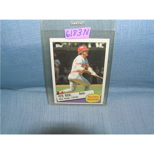 Pete Rose all star baseball card