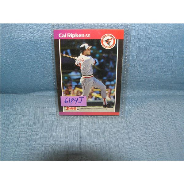 Cal Ripken all star baseball card
