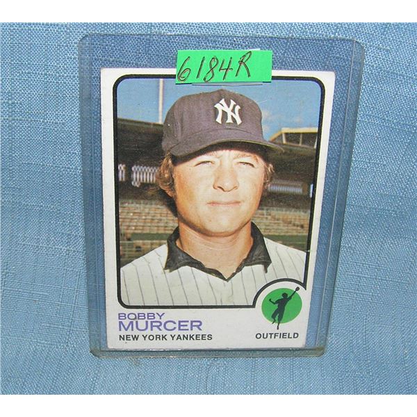 Bobby Murcer all star baseball card