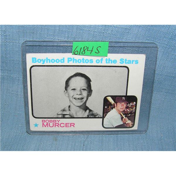 Bobby Murcer all star baseball card