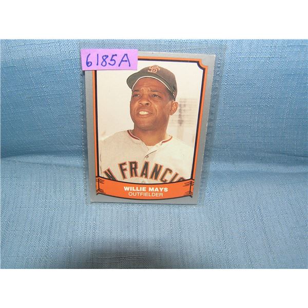 Willie Mays retro all star baseball card