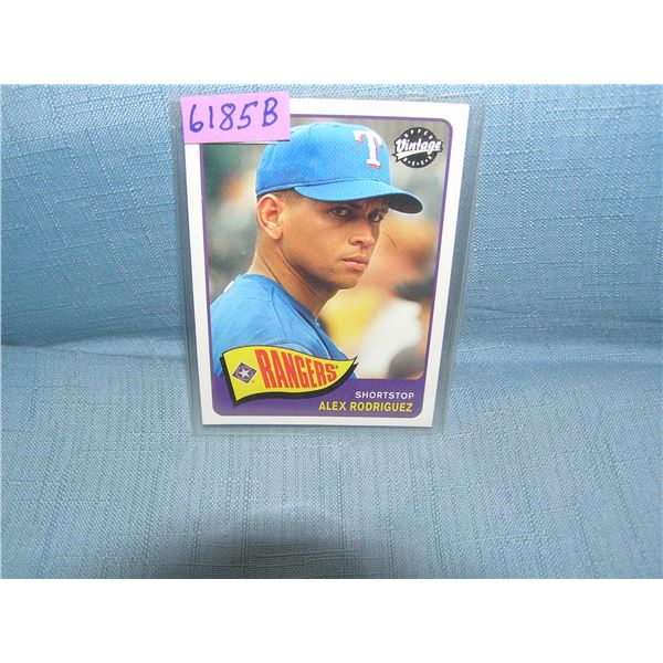 Alex Rodriguez all star baseball card
