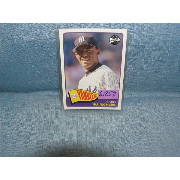Mariano Rivera all star baseball card
