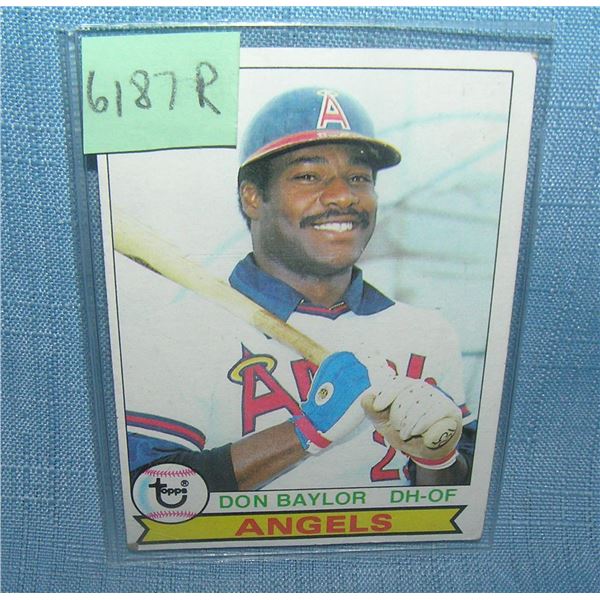 Early Don Baylor baseball card