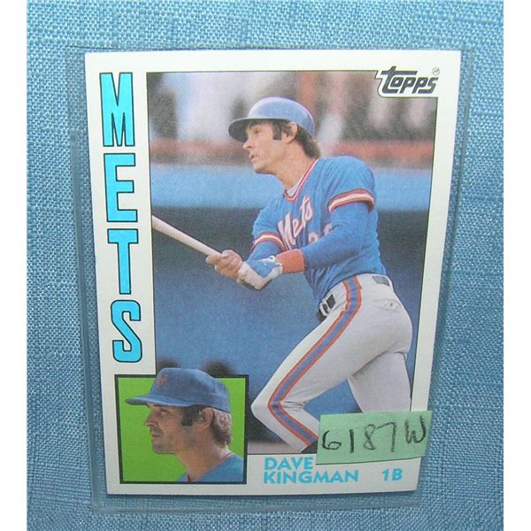 Vintage Dave Kingman baseball card