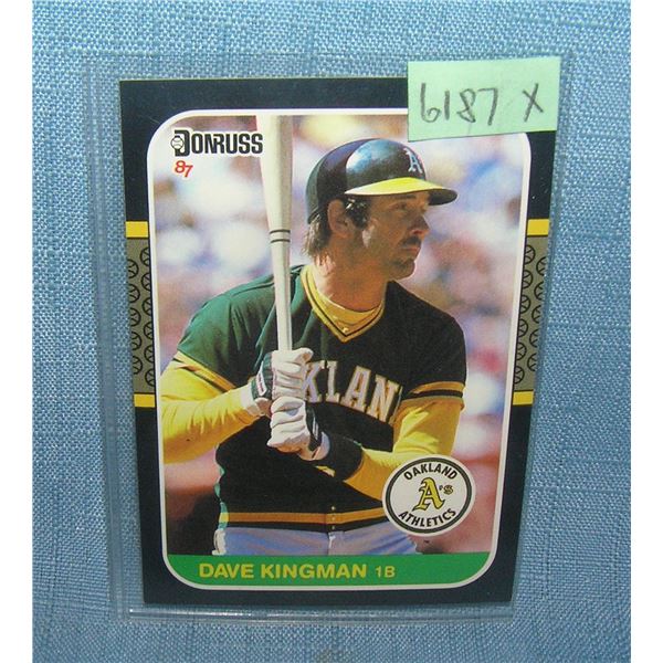 Vintage Dave Kingman baseball card