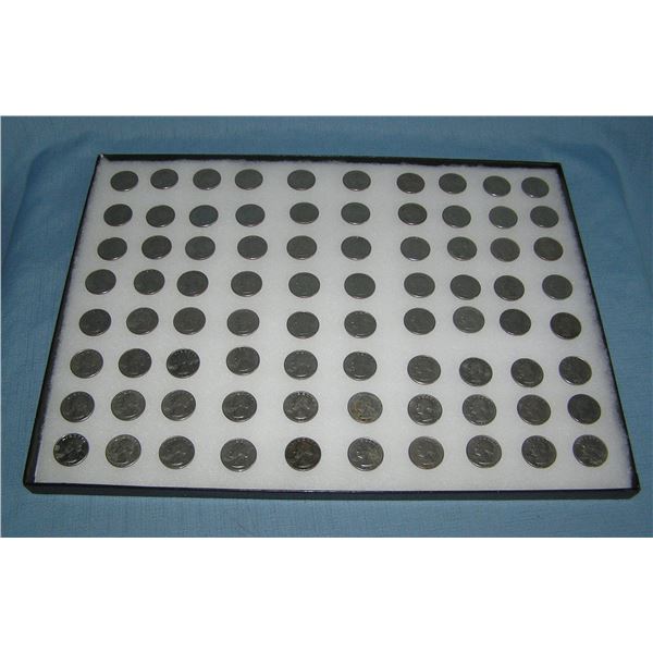 Large collection of vintage 1980s US Washington quarters condition is from good to AU