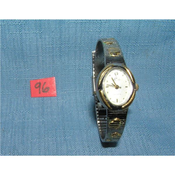 Vintage Fulanze silver and gold toned wrist watch