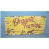 Image 1 : Organic Farming License plate size  retro stylesign