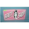 Image 1 : beauty shop License plate size  retro stylesign