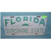 Image 1 : Florida the Sunshine State License plate size retro sign