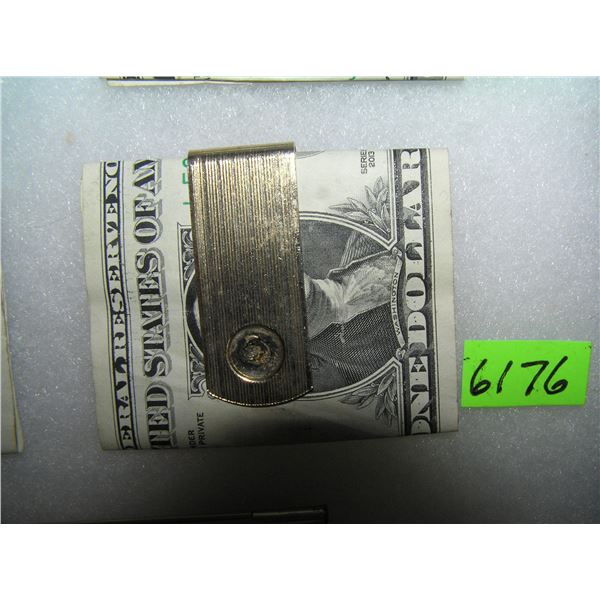 Gold plated money clip