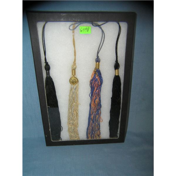 Group of vintage Police Academy graduation tassels