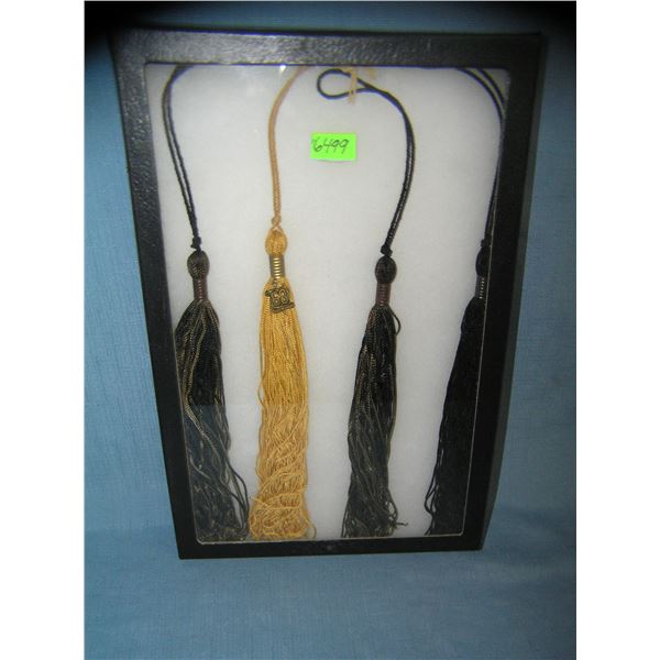Group of vintage Police Academy graduation tassels
