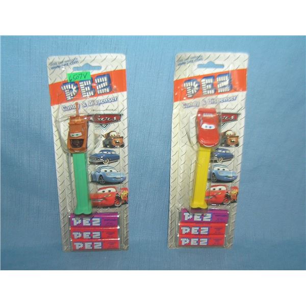 Pair of vintage PEZ Candy containers