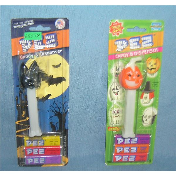 Pair of vintage PEZ Candy containers