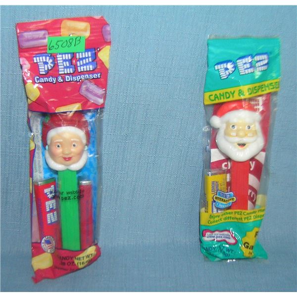 Pair of vintage PEZ Candy containers