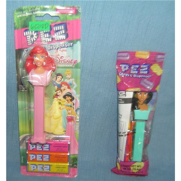 Pair of vintage PEZ Candy containers