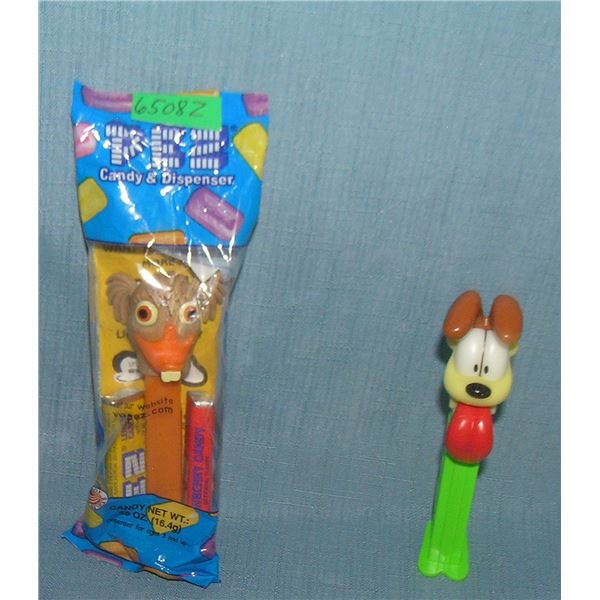 Pair of vintage PEZ Candy containers