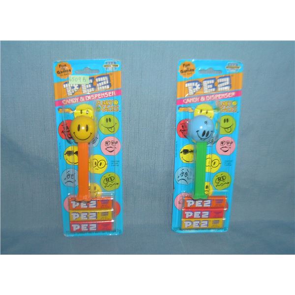 Pair of vintage PEZ Candy containers