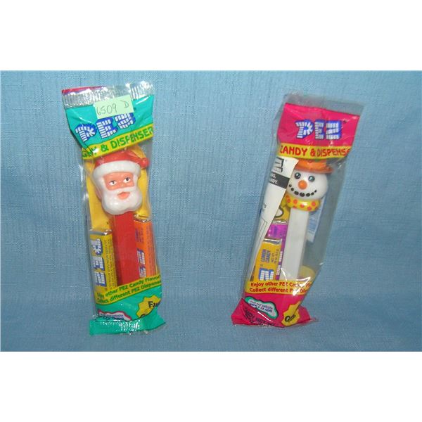 Pair of vintage PEZ Candy containers