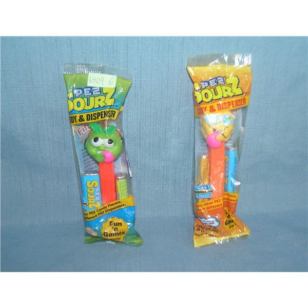 Pair of vintage PEZ Candy containers