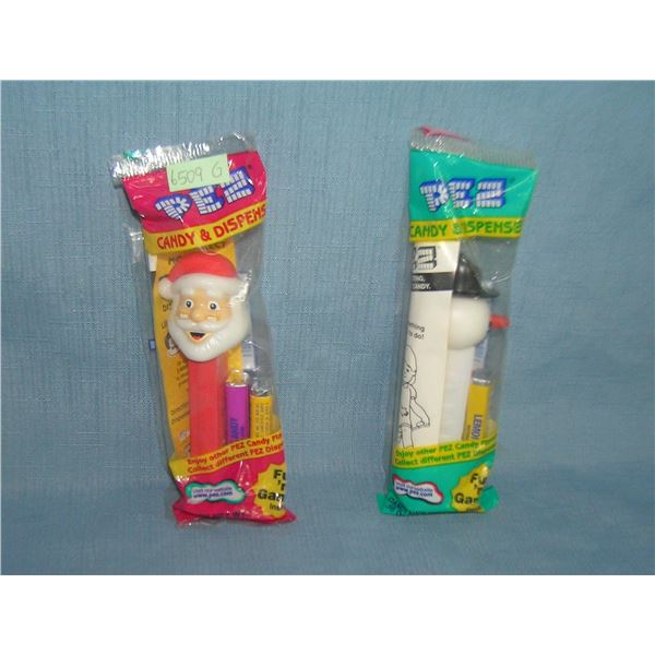 Pair of vintage PEZ Candy containers
