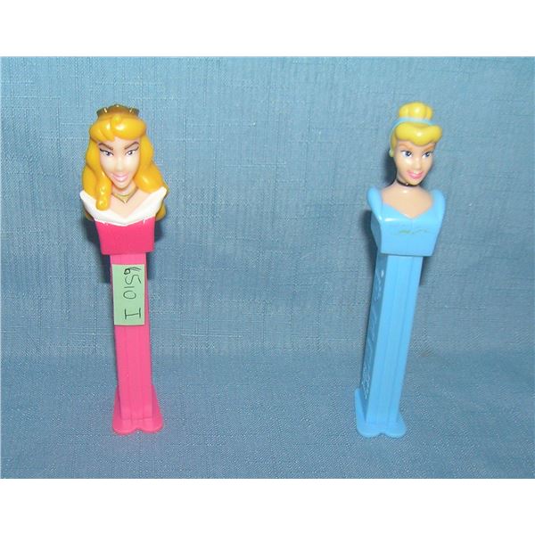 Pair of vintage PEZ Candy containers