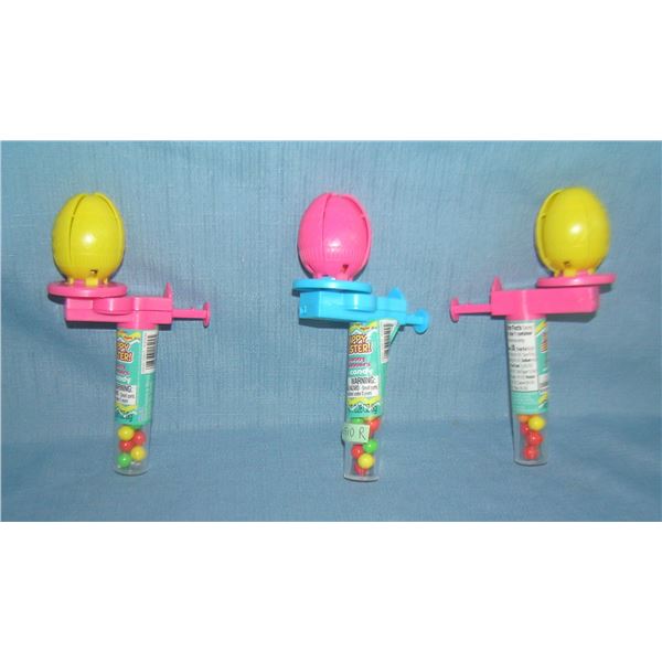 Group of 3 Spinner toys candy containers