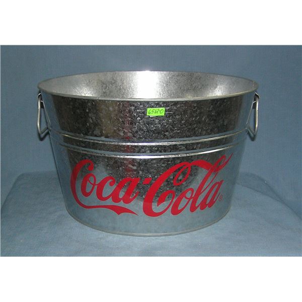 All metal Coca Cola party ice bucket