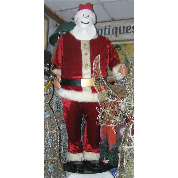 Mechanical singing Santa Claus
