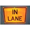 Image 1 : Stay in Lane man cave road sign