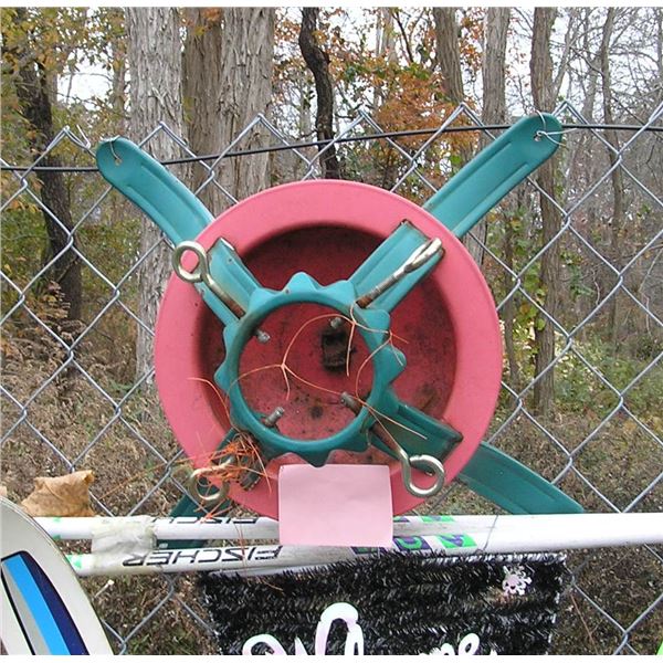 All metal Christmas tree stand