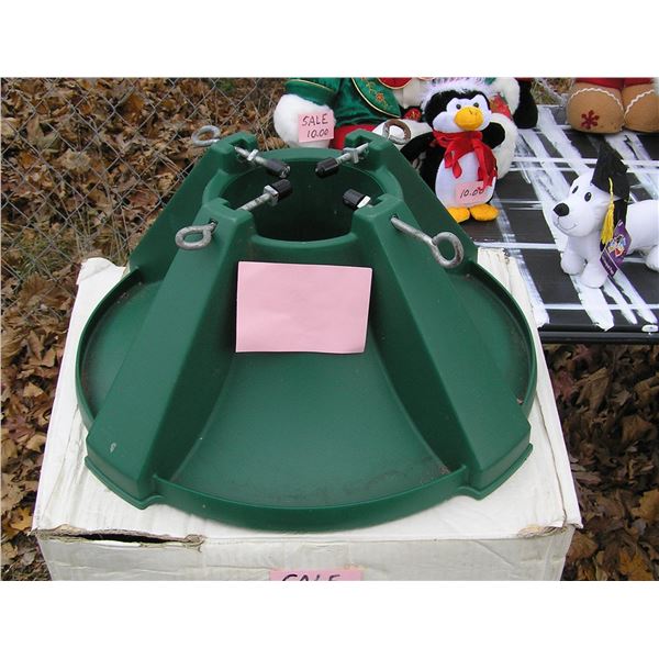 Large plastic Christmas tree stand