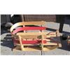 Image 1 : Child's sled complete with ribbons and bells