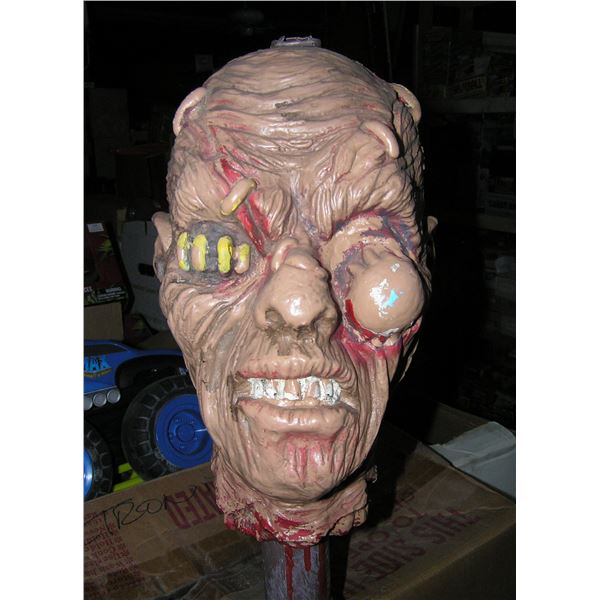 Grotesque Halloween monster head