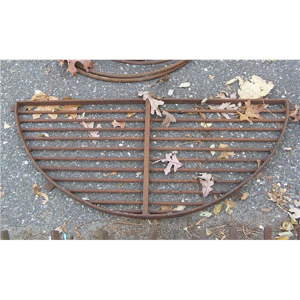 Cast iron window grate