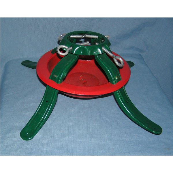 Vintage 1950s metal Christmas tree stand