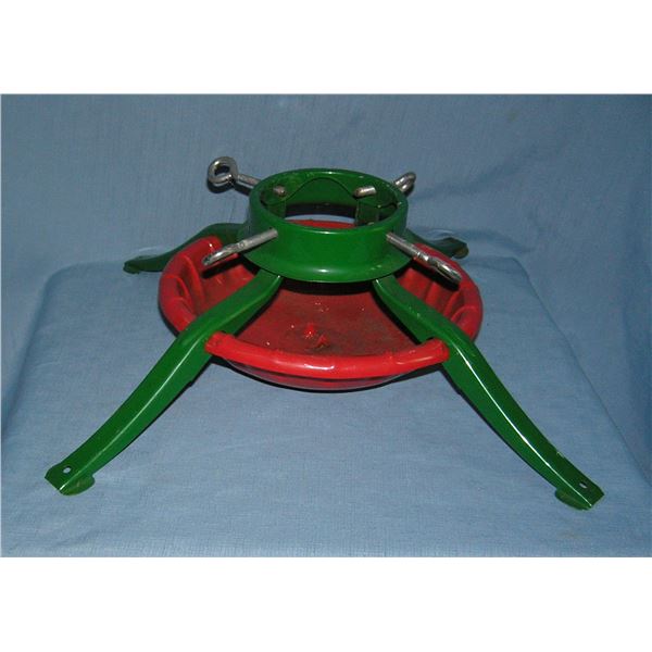 Vintage 1950s metal Christmas tree stand