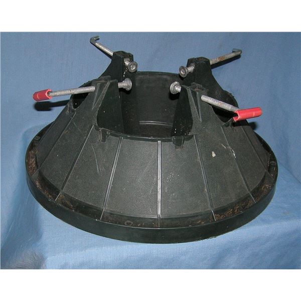 Vintage hard plastic Christmas tree stand