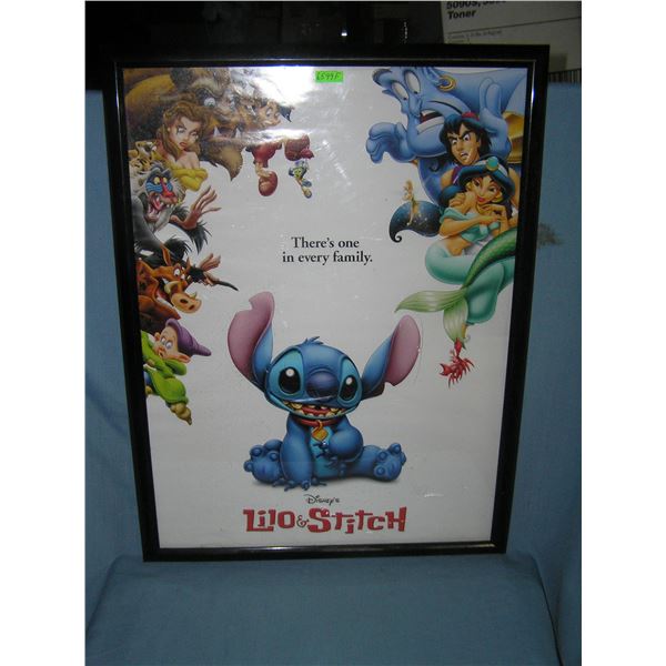 Disney's Lilo and Stitch framed movie poster