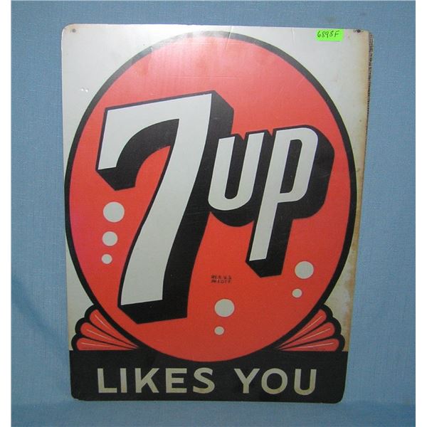 7-UP retro style advertising sign