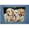 Image 1 : Group of 3 puppies all metal sign