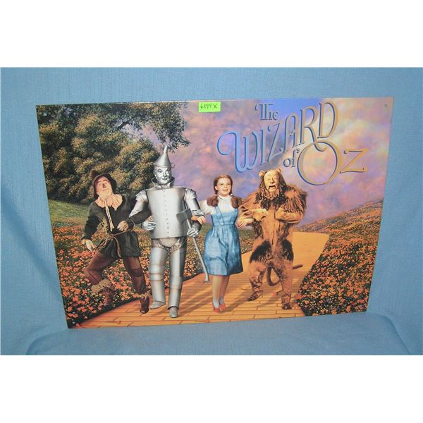 Wizard of Oz metal sign