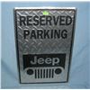 Image 1 : Jeep reserved parking metal sign