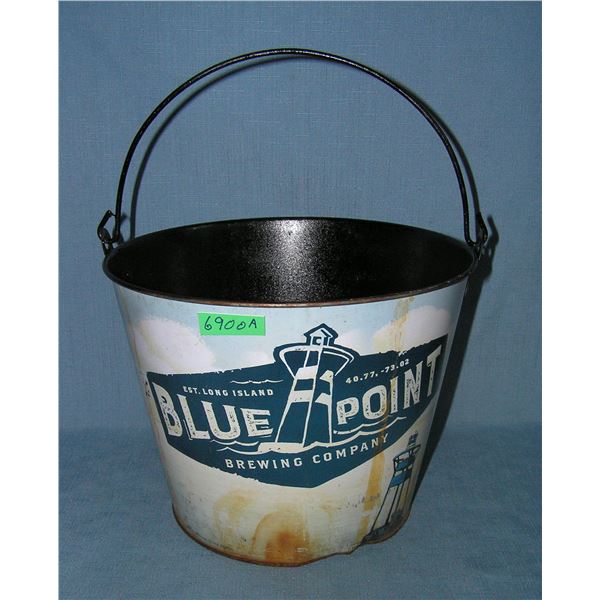 Bluepoint brewing Co. all metal beer and ice pail
