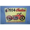 Image 1 : 1934 Indian Motorcycles  retro style advertising sign