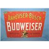 Image 1 : Budweiser Beer  retro style advertising sign